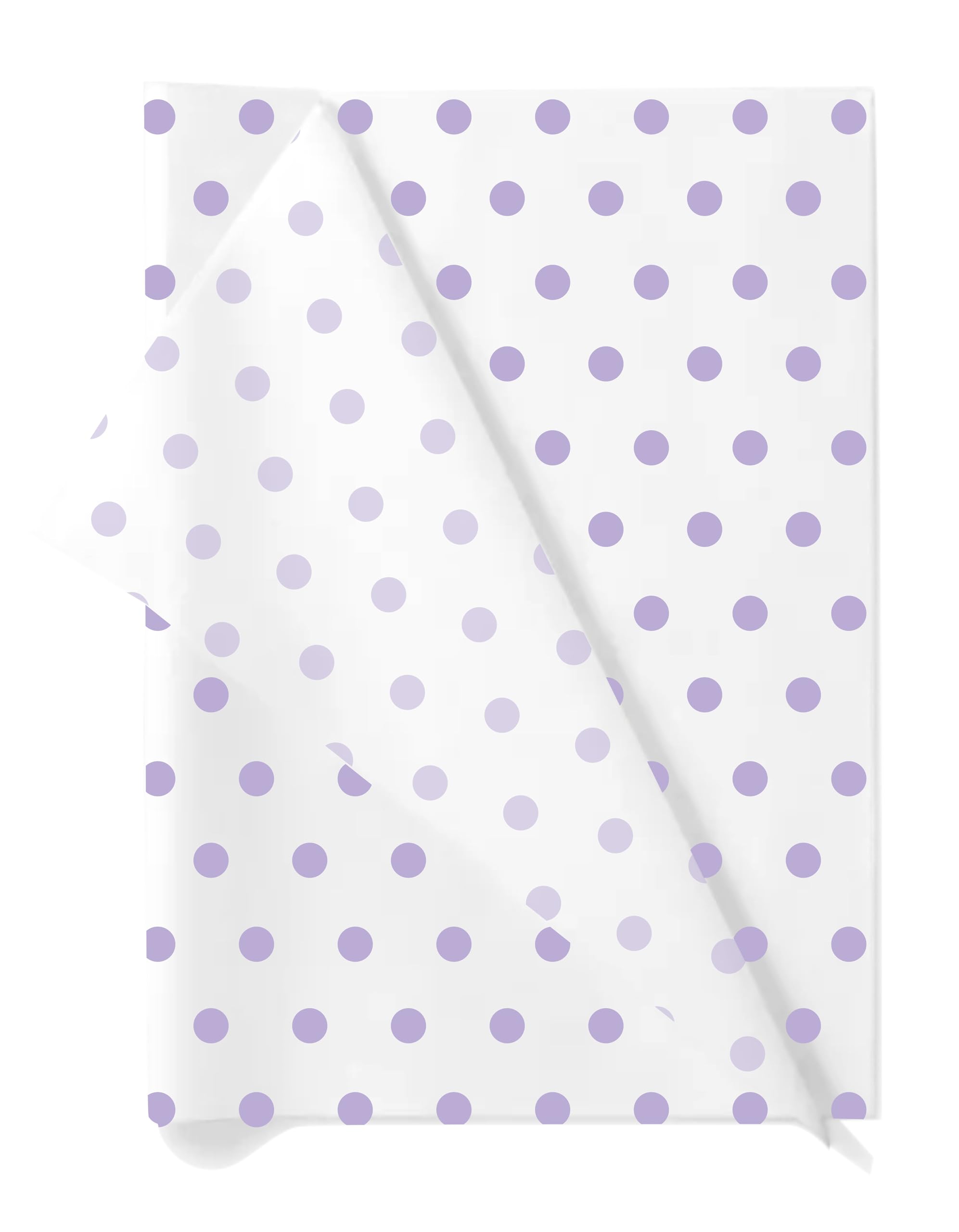 TOWNBUS |pack of 50 |Lucky Lavender Dot Printed Wrapping tissue Paper | Perfect for Gift Wrapping, Storage, Stuffing, Wrapping of cloths, Arts and Crafts & other Business Uses | Acid Free-picture-25