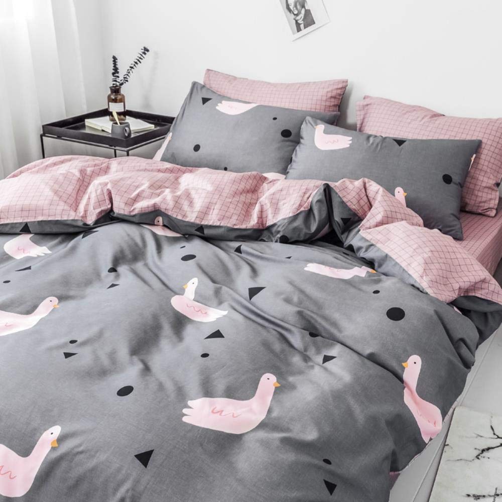 Trapunta di Lino Trapunta Set di Due Pezzi Ragazza Cuore Biancheria da Letto in Tre Pezzi Dormitorio per Studenti in Cotone Singolo Giallo, 1,2,0 m Letto 220 x 240 cm
