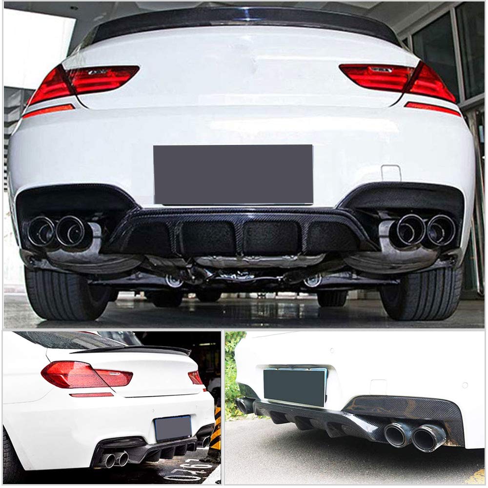 Buy JC SPORTLINE Carbon Fiber Rear Diffuser for BMW 6 Series F06 F12 ...