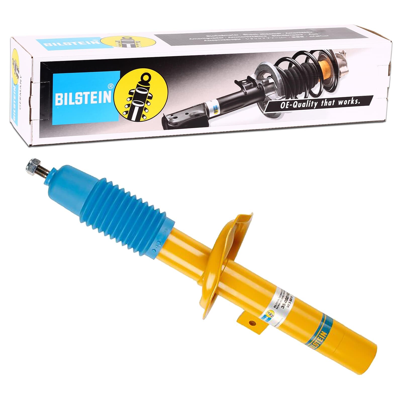 1x Bilstein B6 Front Left Uprated Shock Absorber 35-050162