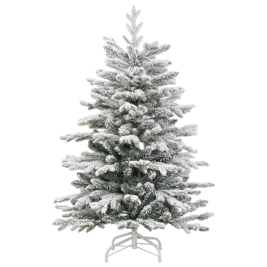 Árbol de Navidad artificial de cono, blanco, 150 cm, polietileno, PVC, plegable, con cadena de luces LED, USB, 5 V, para salón, jardín, balcón