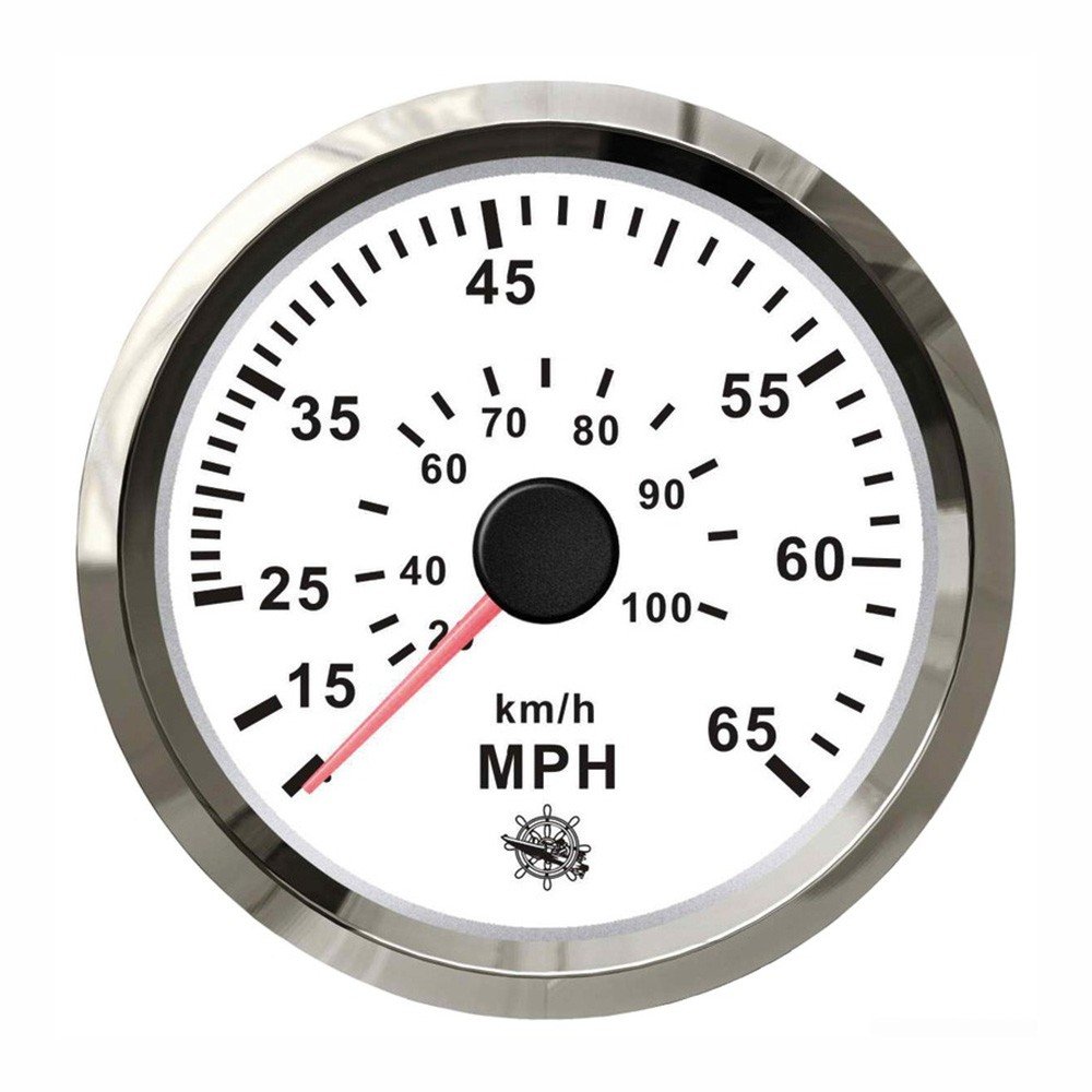 OSCULATI Spidometro Pitot 0-55 mph Bianco/Lucida