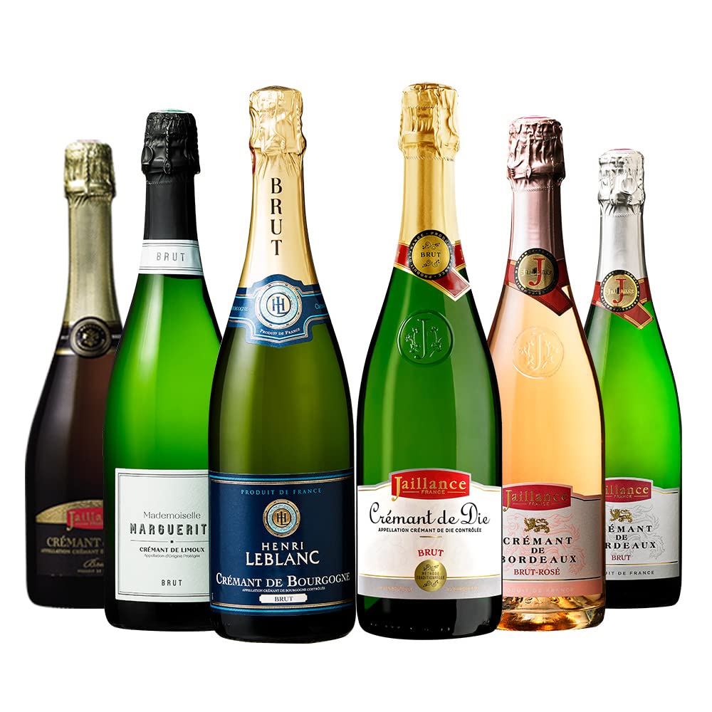 Amazon.co.jp: ブルゴーニュ＆ロワール入り！クレマン飲み比べ6
