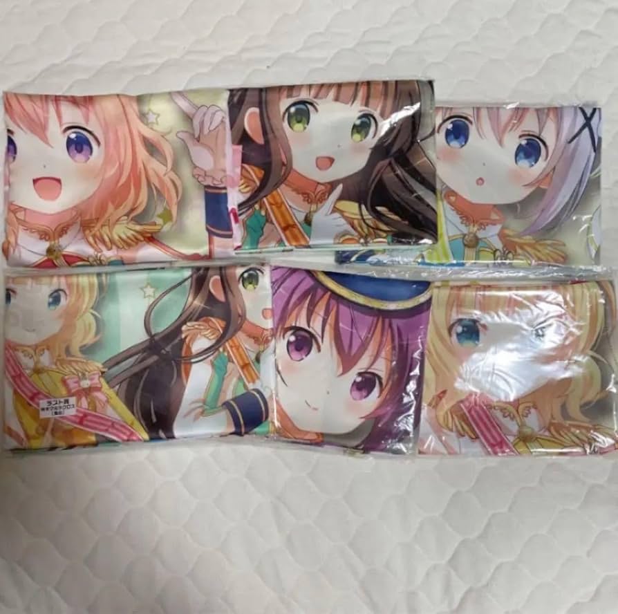 ごちうさ きゃらっとくじ マーチング 特大マルチクロス 全6種 ごちうさ きゃらっとくじ マーチング 特大マルチクロス 全6種