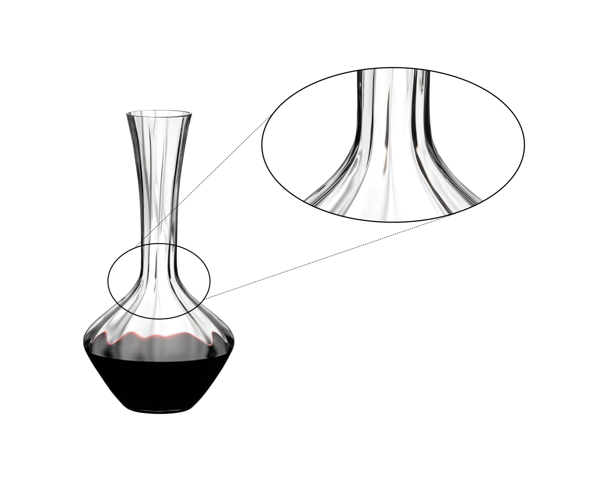 RIEDEL Manufaktur Vitis Exquisit Decantador - Paquete individual, jarra, cristal, lavado a mano, perlas de limpieza recomendadas - 2025/02