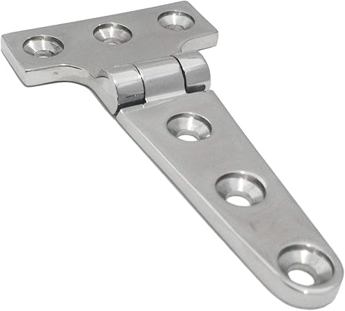 Miniatura 4 de 2 piezas de 316 SS grado marino de alta resistencia T bisagra de fundición de 4 "x 2" para barco y automóvil