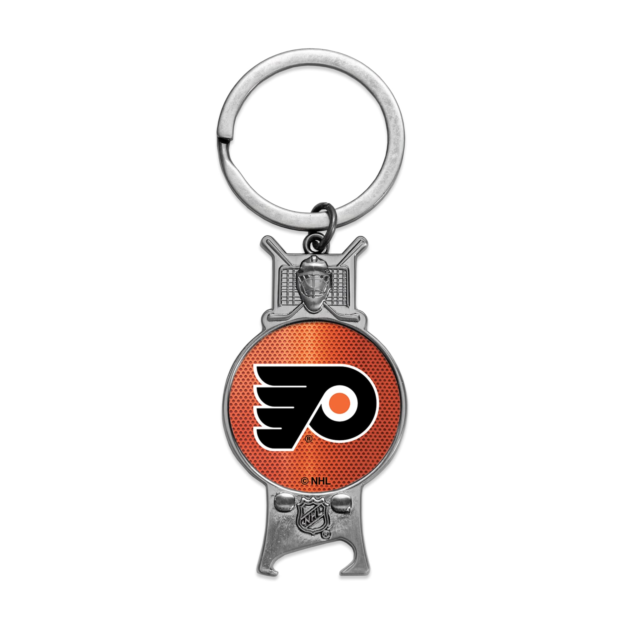 Rico Industries NHL Hockey Philadelphia Flyers Sculpted Bottle Opener Keychain -Great Gift Item