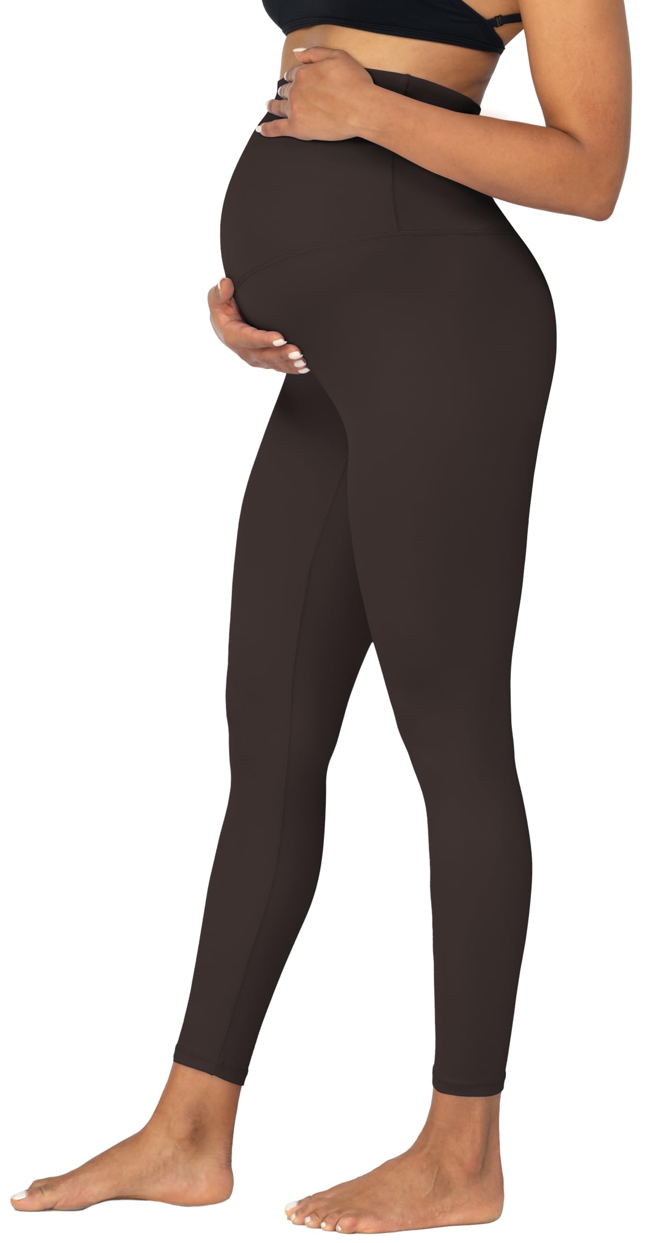 Sunzel Sunzfly - Leggings de maternidad para mujer sobre el vientre, suaves, pantalones de yoga para embarazo, para primavera, verano, entrenamiento, descanso