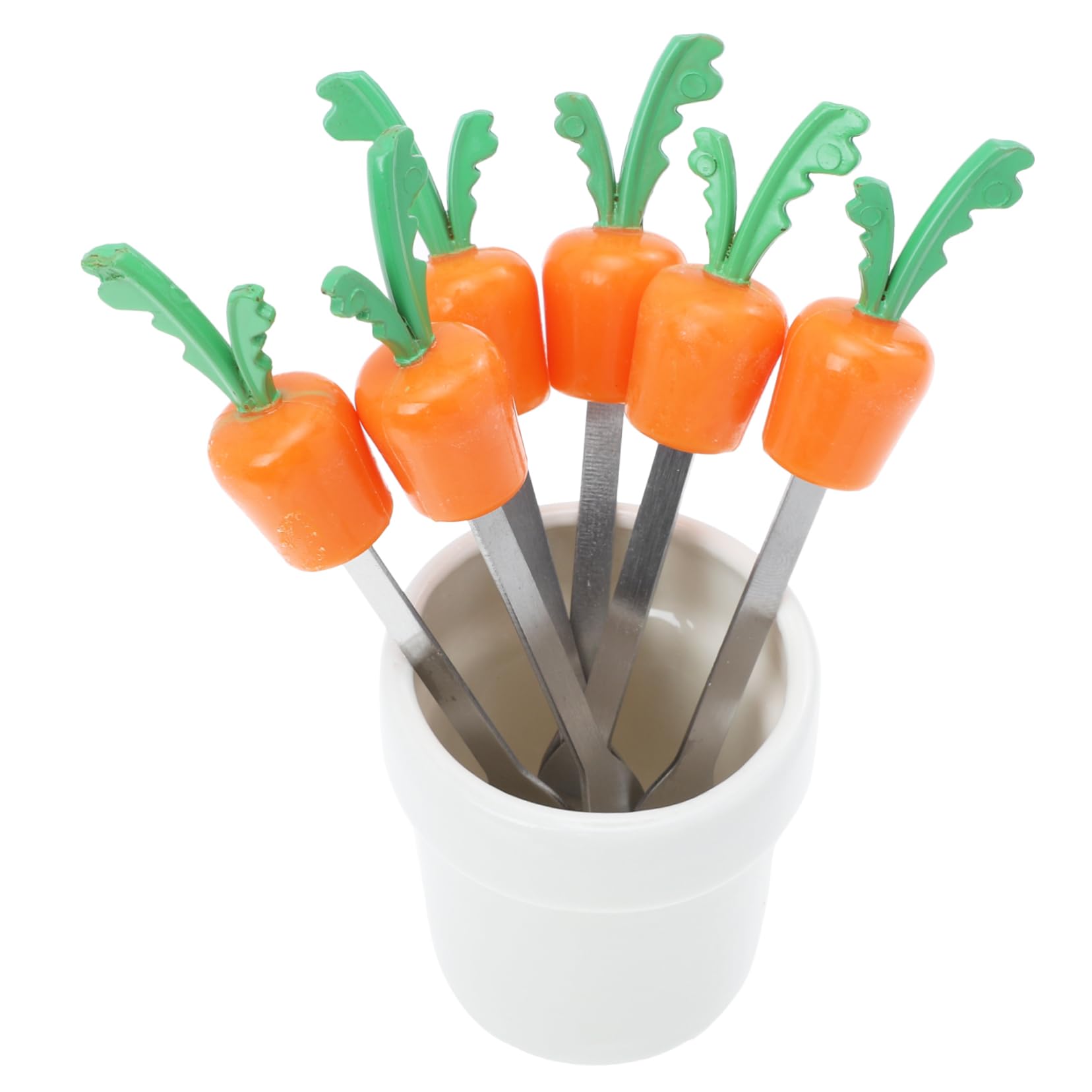 COLLBATH 1Set Fruit Forks Dessert Picks for Home Party and Appetizer Food Sticks for Fruit Cake and Charcuterie Elegant Tableware Kitchen Accessory