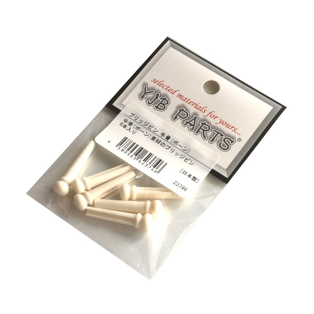Amazon | 【YJB PARTS】 国産 ブリッジピン 6本入り 牛骨(ボーン