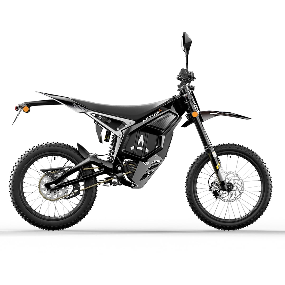 cysum Aptum Ap-8F Vélo Électrique Homme, 19'' Moto Électrique Adultes avec Batterie 72 V 40 Ah, Autonomie De 120 Km, Freins Hydrauliques, Moto Cross Électrique