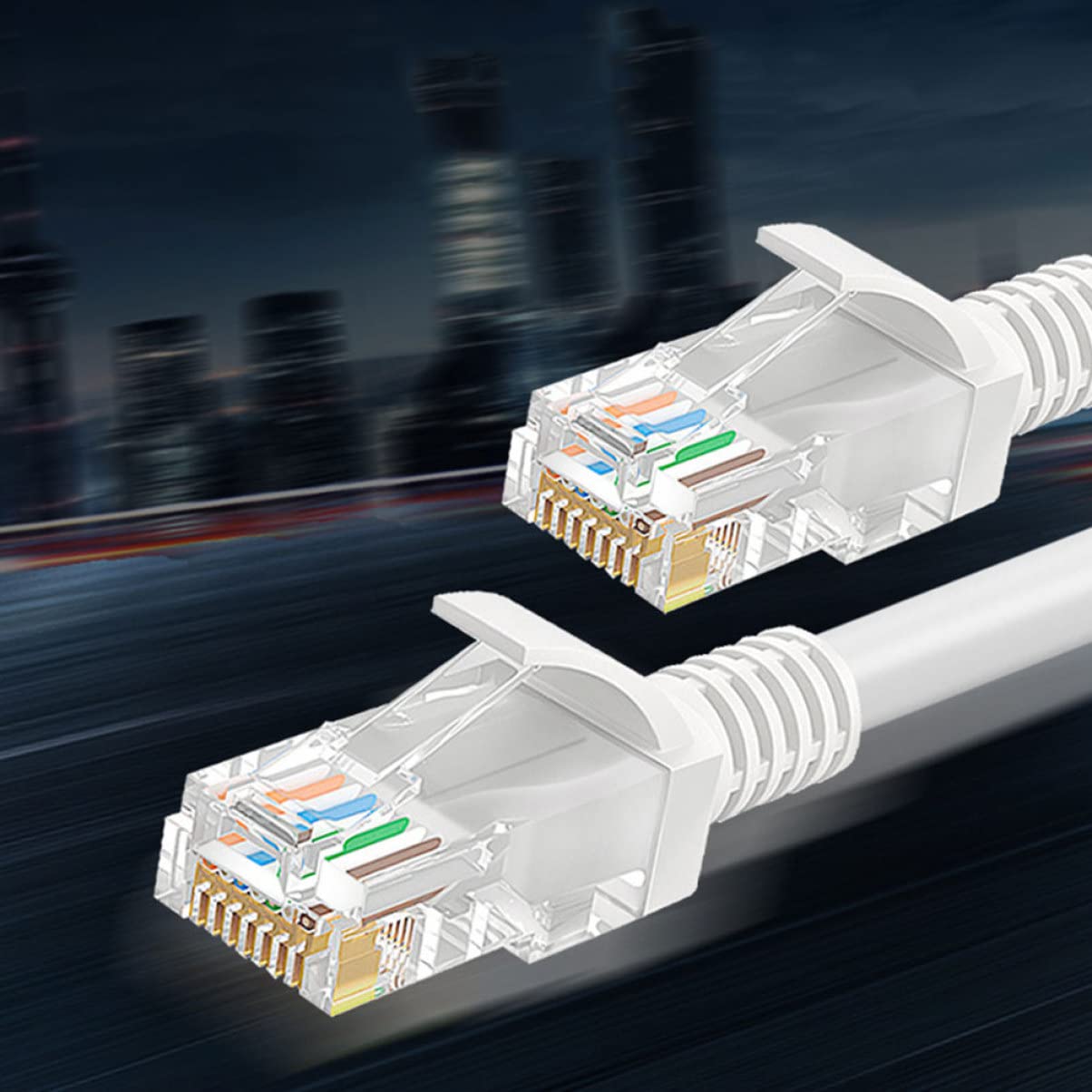 LAPYAPPE High-Speed Gaming Network Cable Gigabit Ethernet Industrial Cable Ethernet Long Cat5e Modem