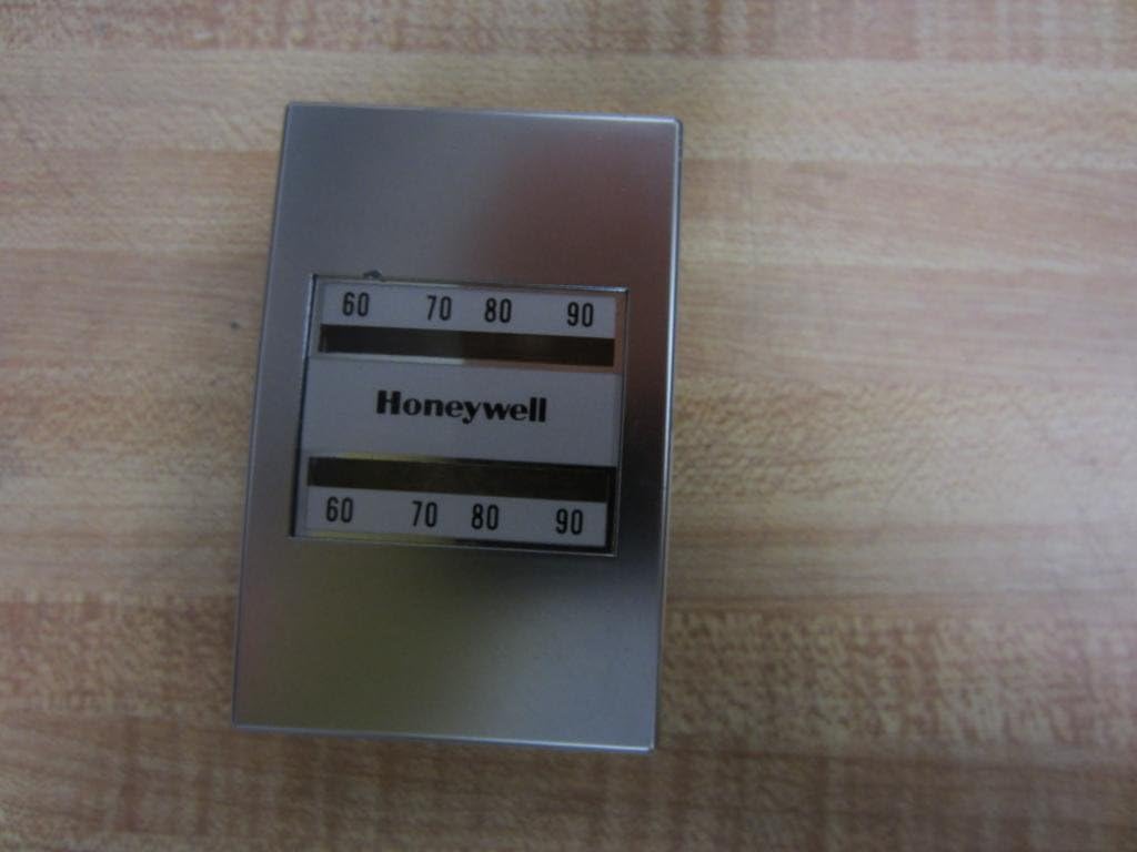 HONEYWELL 14004406-111 Thermostat Cover, Satin Chrome Cover, 60 to 90 Degrees F, for USE with TP970
