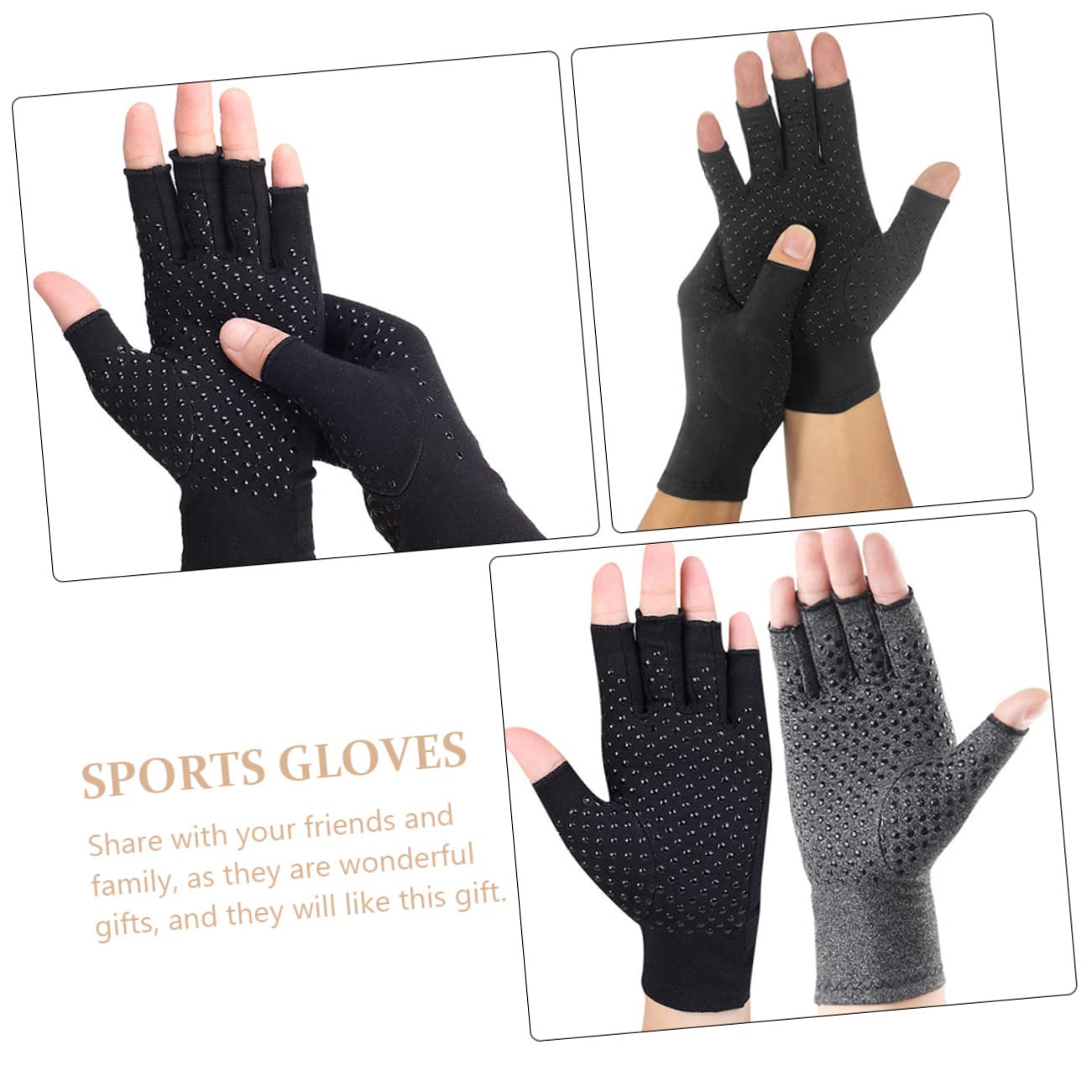 VANZACK Gloves Liners Sports Gloves Long Wrist Breathable and Comfortable for Cycling Running Gym and Everyday Use