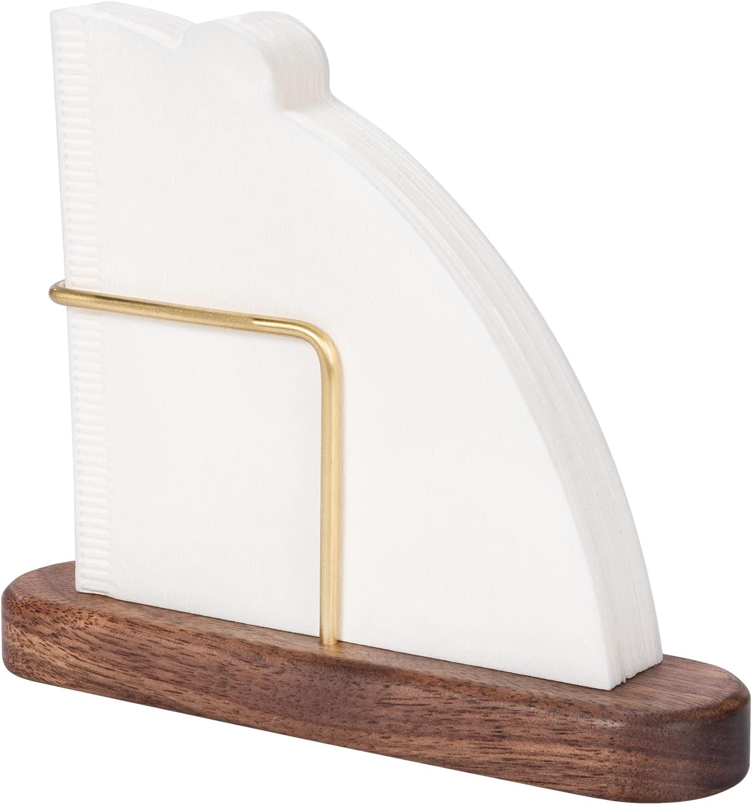 Unibene Bamboo Coffee Filter Holder, Coffee Paper Storage