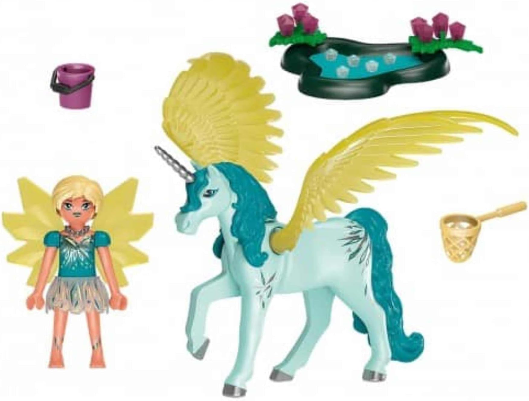 70809 Crystal Fairy with Unicorn