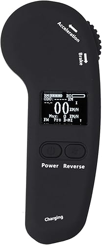 PerGar Monopatín eléctrico con control remoto, monopatín eléctrico, pantalla LED inalámbrica, control remoto con frenado de velocidad ajustable,