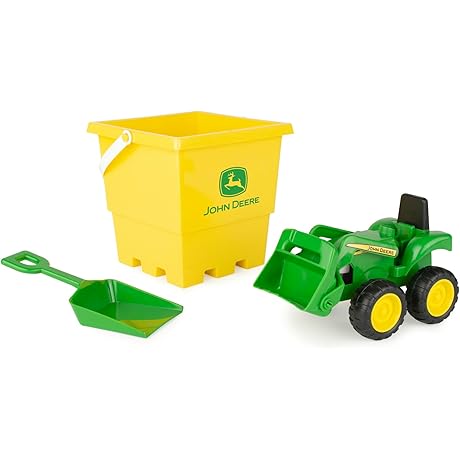 John Deere Sandbox Toy Set: Outdoor and Farm Sand Toys for Toddlers