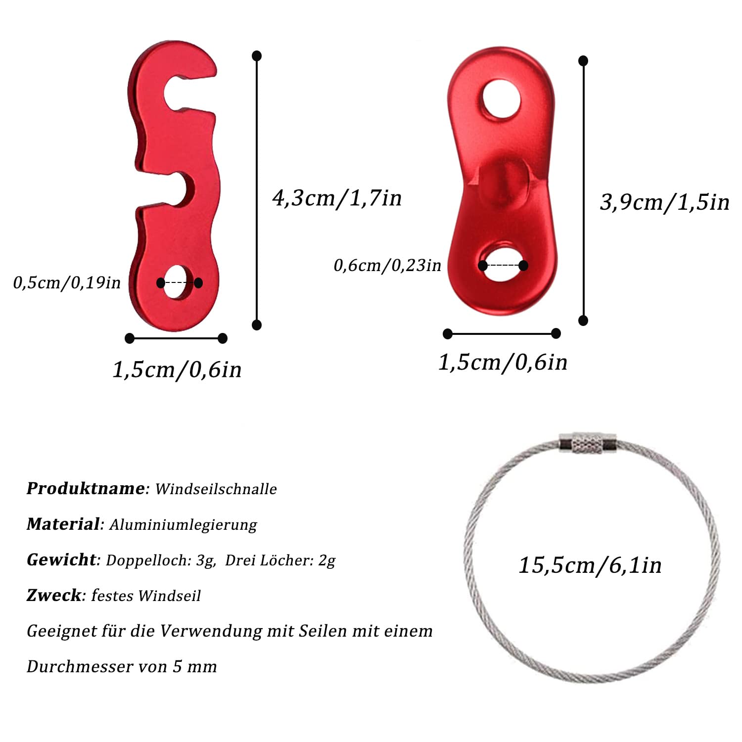 20 Stück Zeltspanner Aus Aluminium – Superleicht & Verstellbar Für Camping & Outdoor