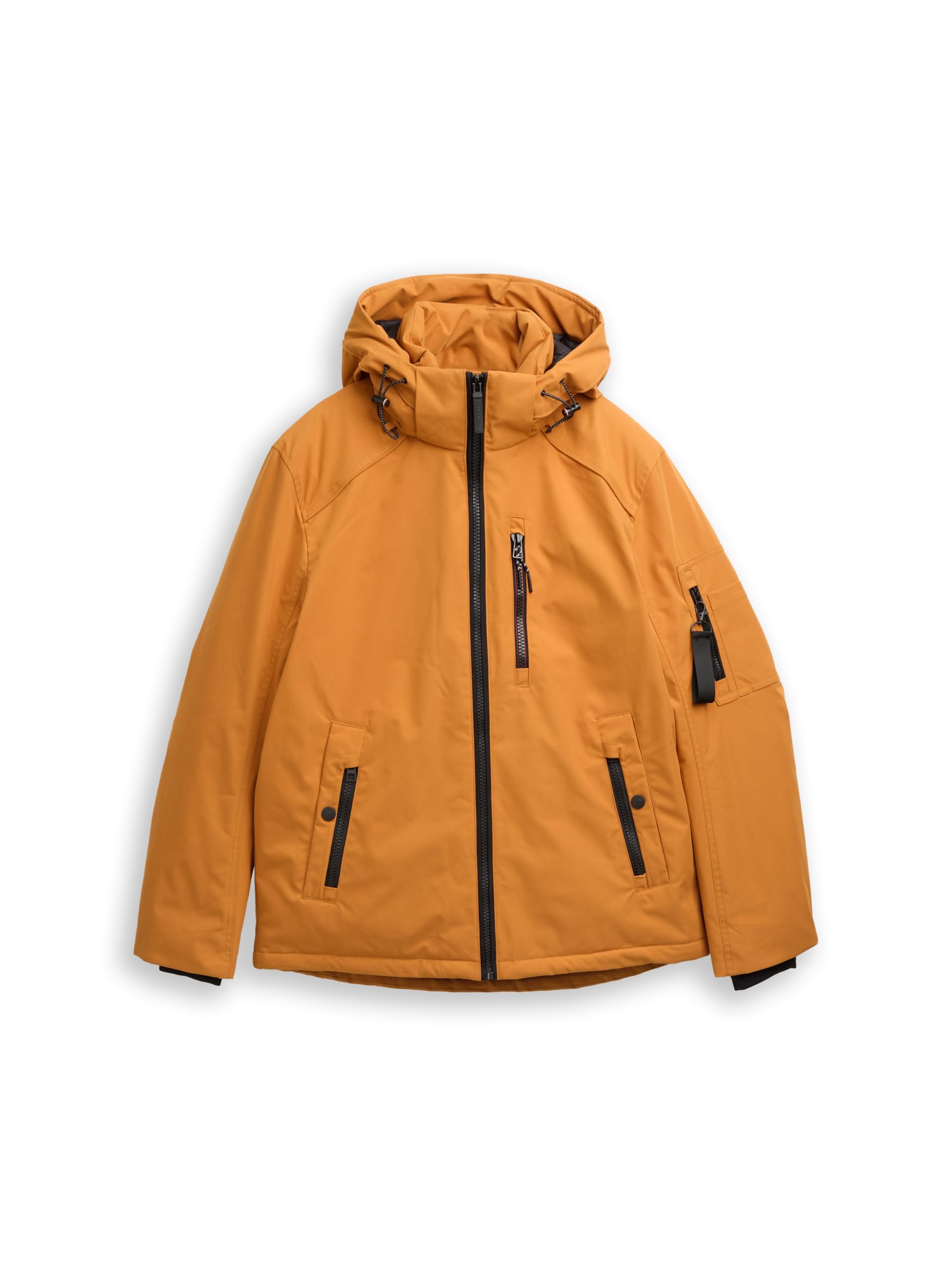 Tom Tailor Herren Winterjacke mit Abnehmbarer Kapuze