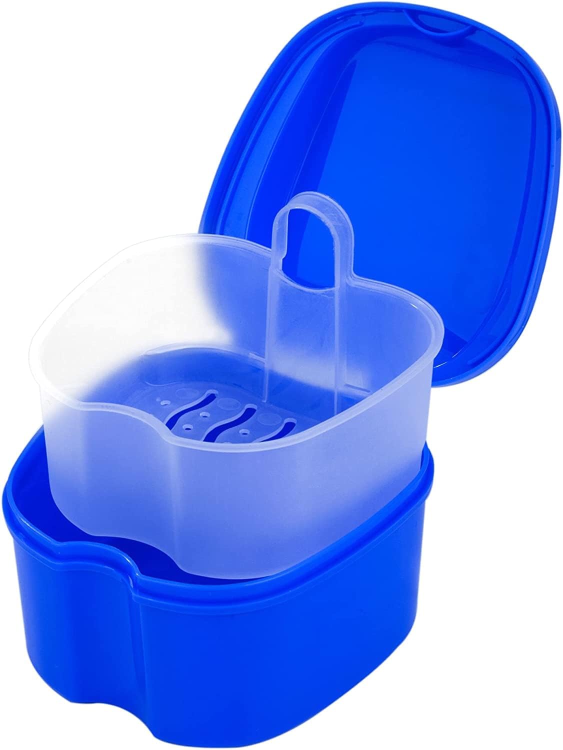 Denture Bath Box Orthodontic Teeth Retention Box Plastic Denture Bath