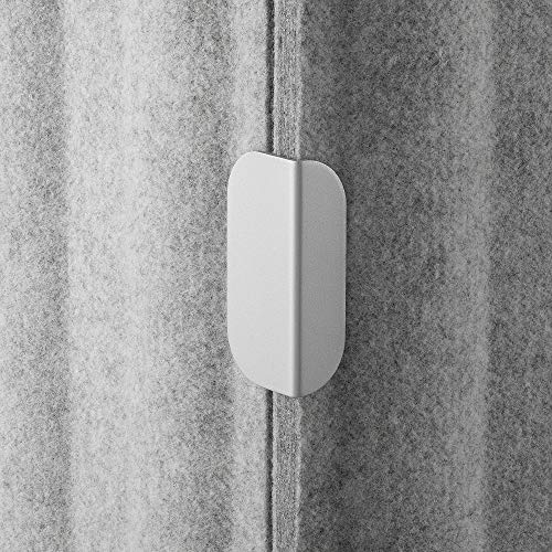 Paravent pour bureau EILIF gris 120x48 cm idéal open space et télétravail