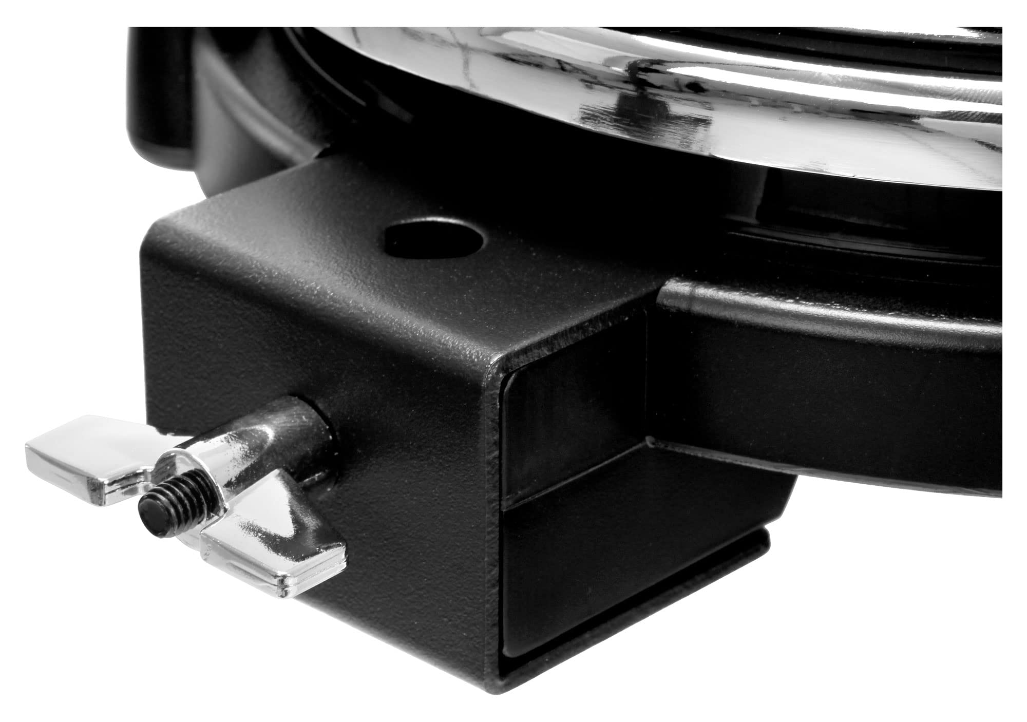 XDrum MP-14 Snare Drum Mesh Pad 14x5,5 houten ketel, mesh vellen beide zijden, 2 zone triggers (vel & rand), rubber stickbescherming, gefoliede bovenkant, Black Sparkle