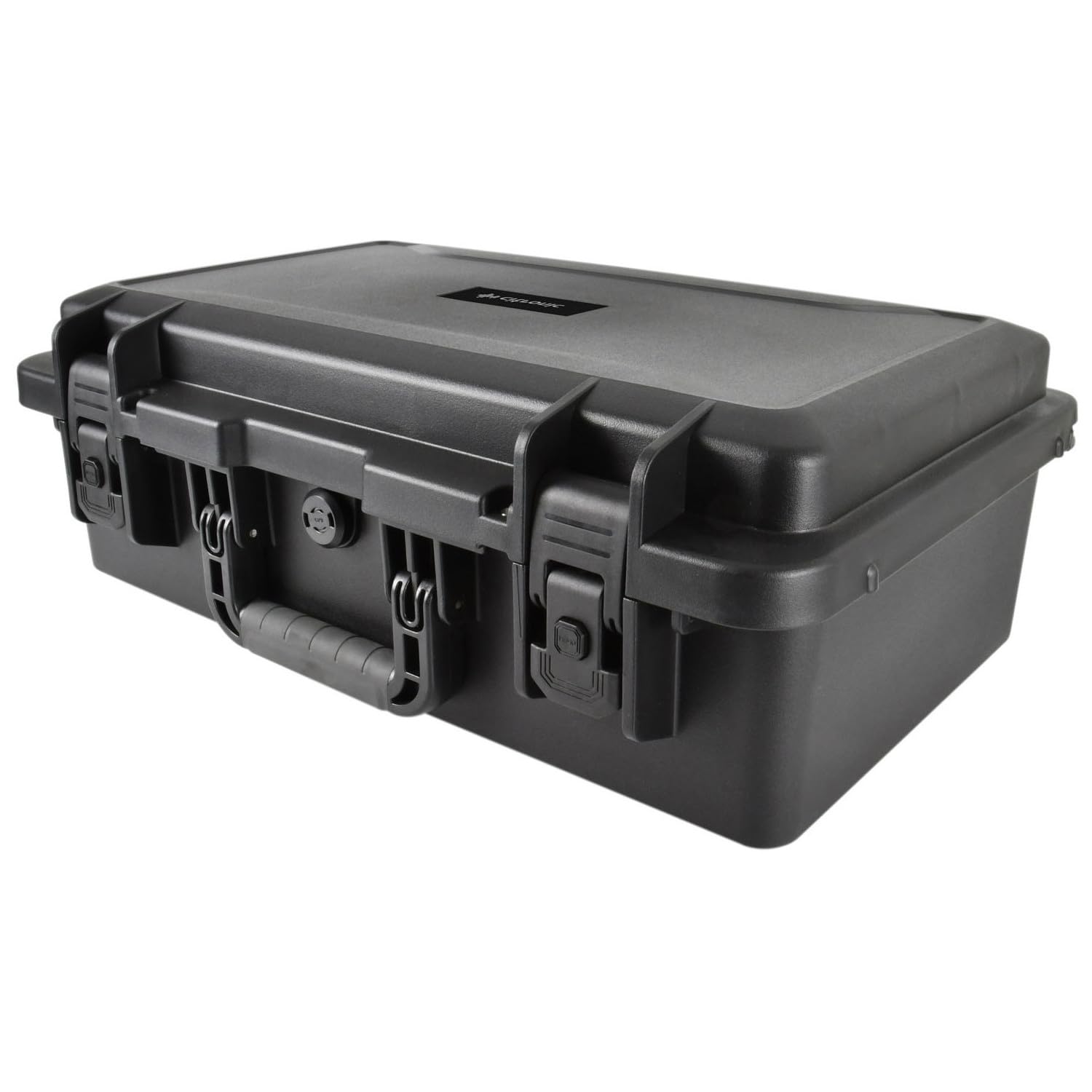 Citronic Caja de equipo resistente al agua, resistente a los impactos, clasificación IP66, interior de espuma, caja de almacenamiento resistente para herramientas, dimensiones internas (ancho x alto x