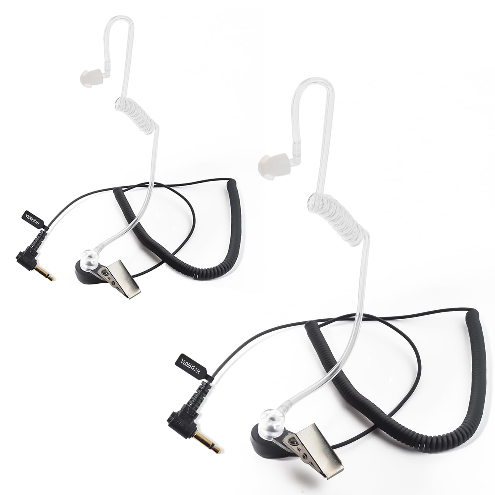 TWAYRDIO Auricolare 3,5 Mm Walkie-talkie Con Tubo D'aria Nascosto Altoparlante Microfono Per Radio Bidirezionale Motorola Kenwood Vertex Yaesu - Foto 3