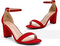 Vista 2 de DREAM PAIRS - Sandalias de tacón grueso y bajo para mujer