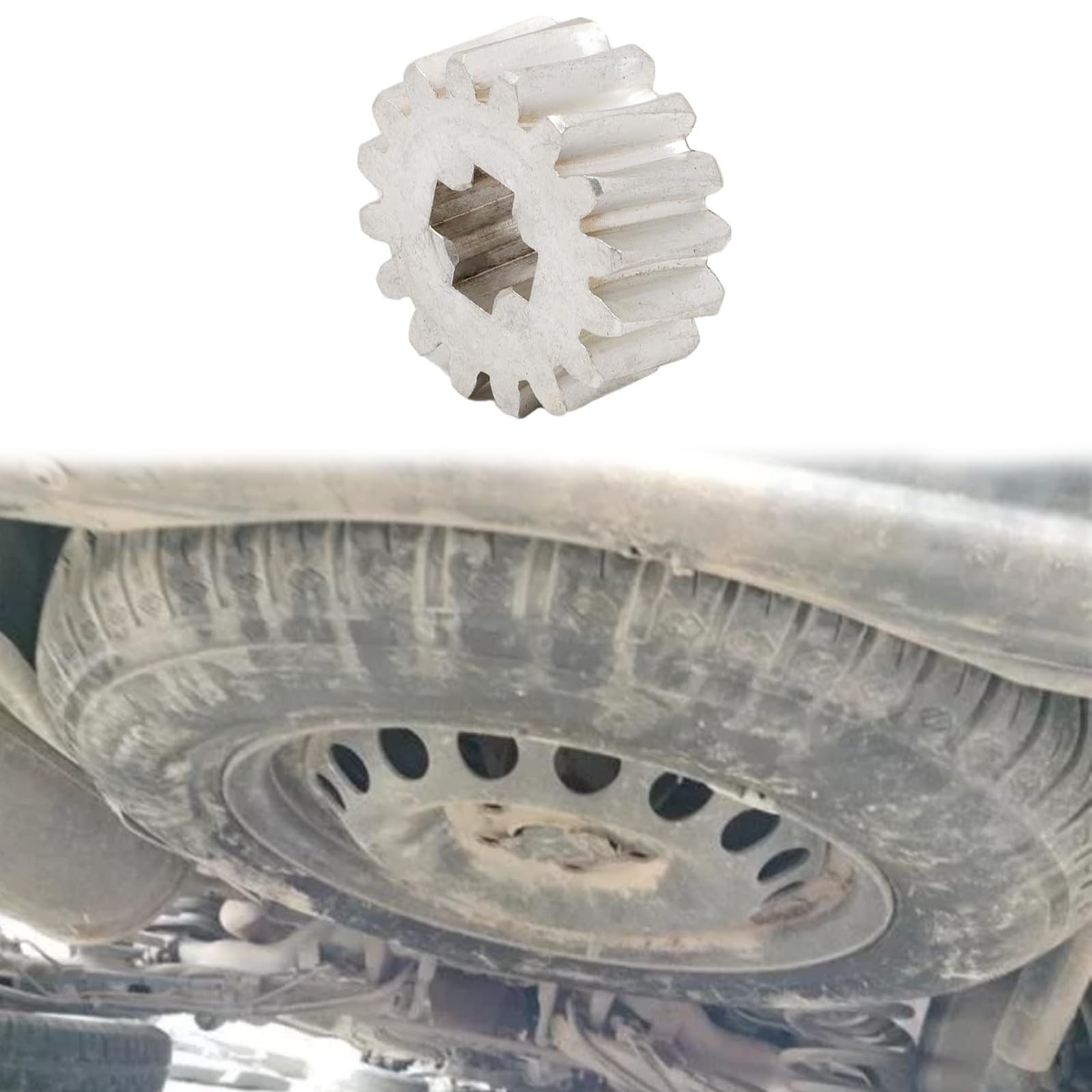 Twowinds - Engrenage Support Roue de Secours Compatible avec Ford Galaxy, Seat Alhambra - 7M3803660 - Acier