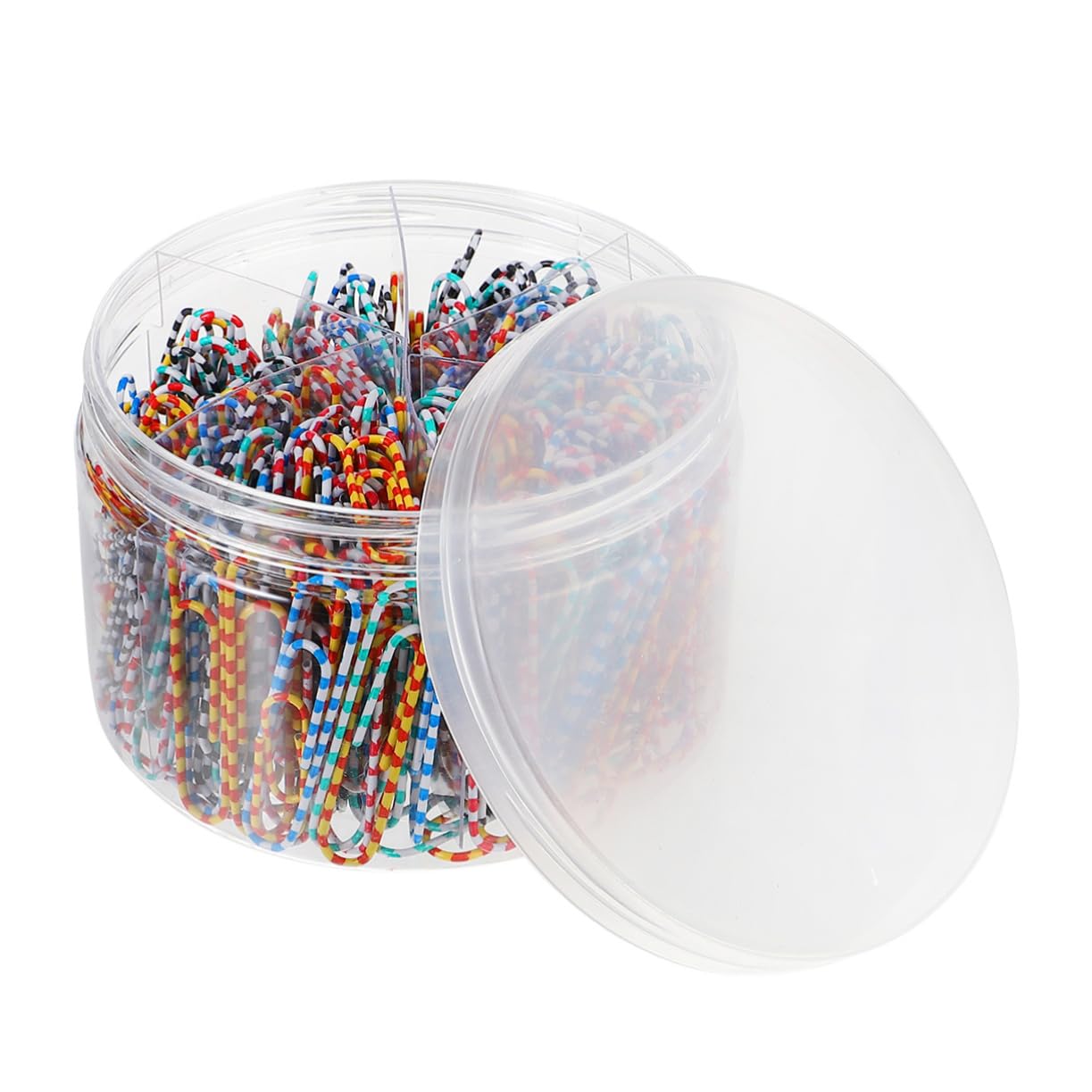 SHINEOFI 3 Set Graffetta Per Fogli Griglia Fermagli Di Carta Poli Taccuino Graffette Ideali Clip Di Tenuta Da Cucina Patata Fritta Di Grandi Dimensioni Telo Metallo Colorful 450 Pezzi * 3