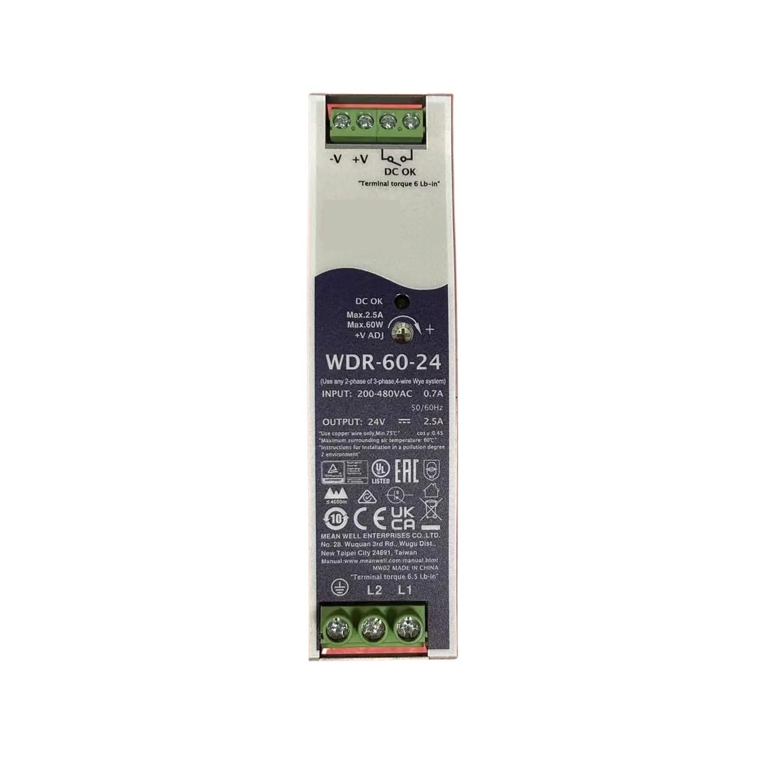 BALYDLUL WDR-60-48 60W Power Supply WDR-60 48V 1.25A