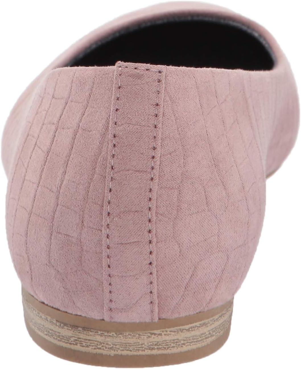 Dr. Scholl's Shoes womens Aston 6 Wide Hydrangea Crocodile Emboss Microfiber