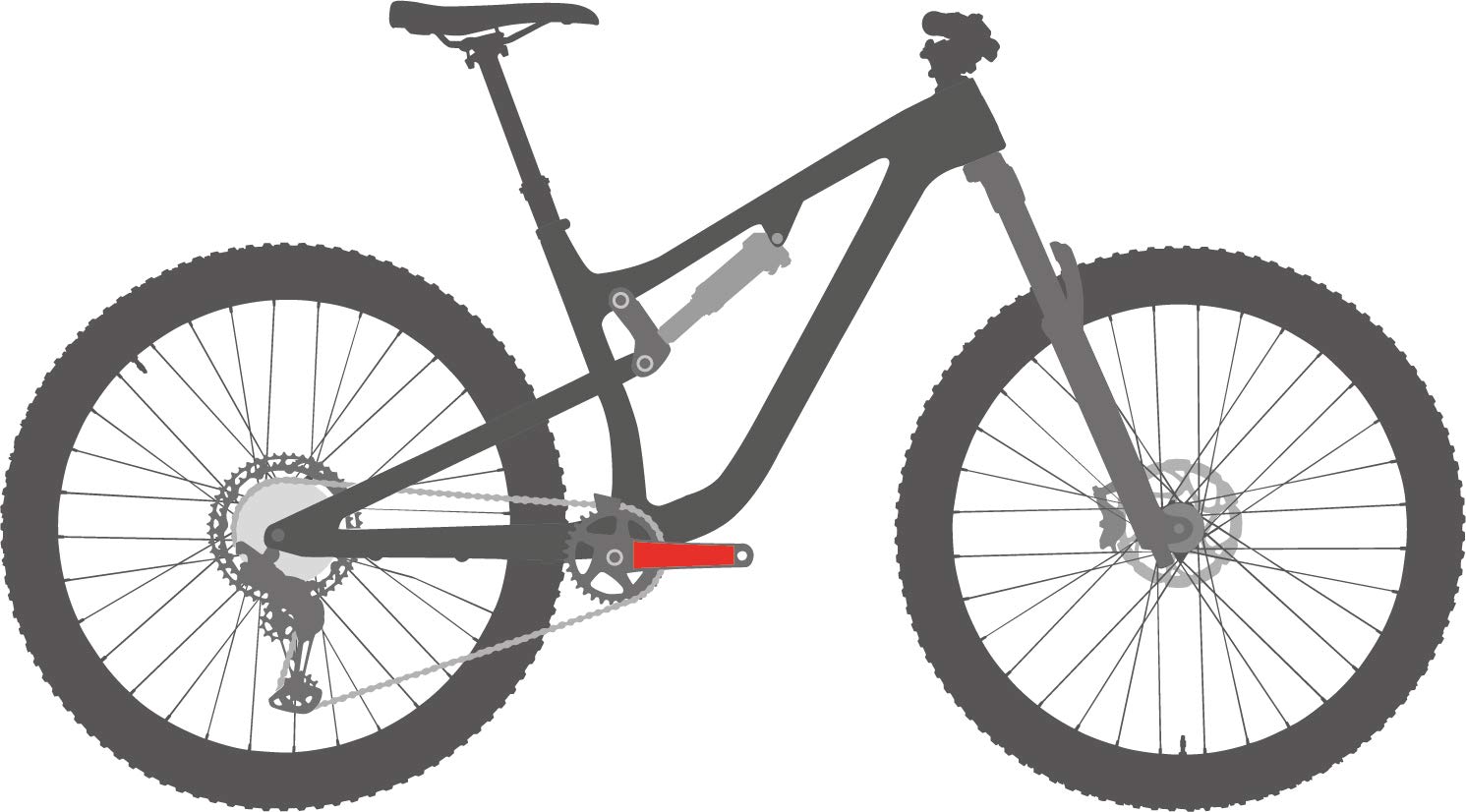 Bike Shield Crank Shield Crank Arm Protection, Matt Finish