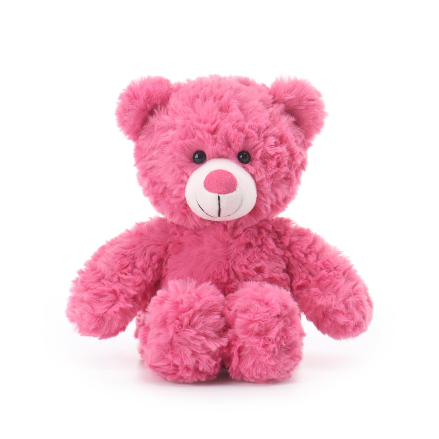 Apricot Lamb Rose Pink Flower Bear Plushies Stuffed Animals for Baby Girl and Boy, Soft Cute Plush Toys for Kids, 7.9 Inches — image 1