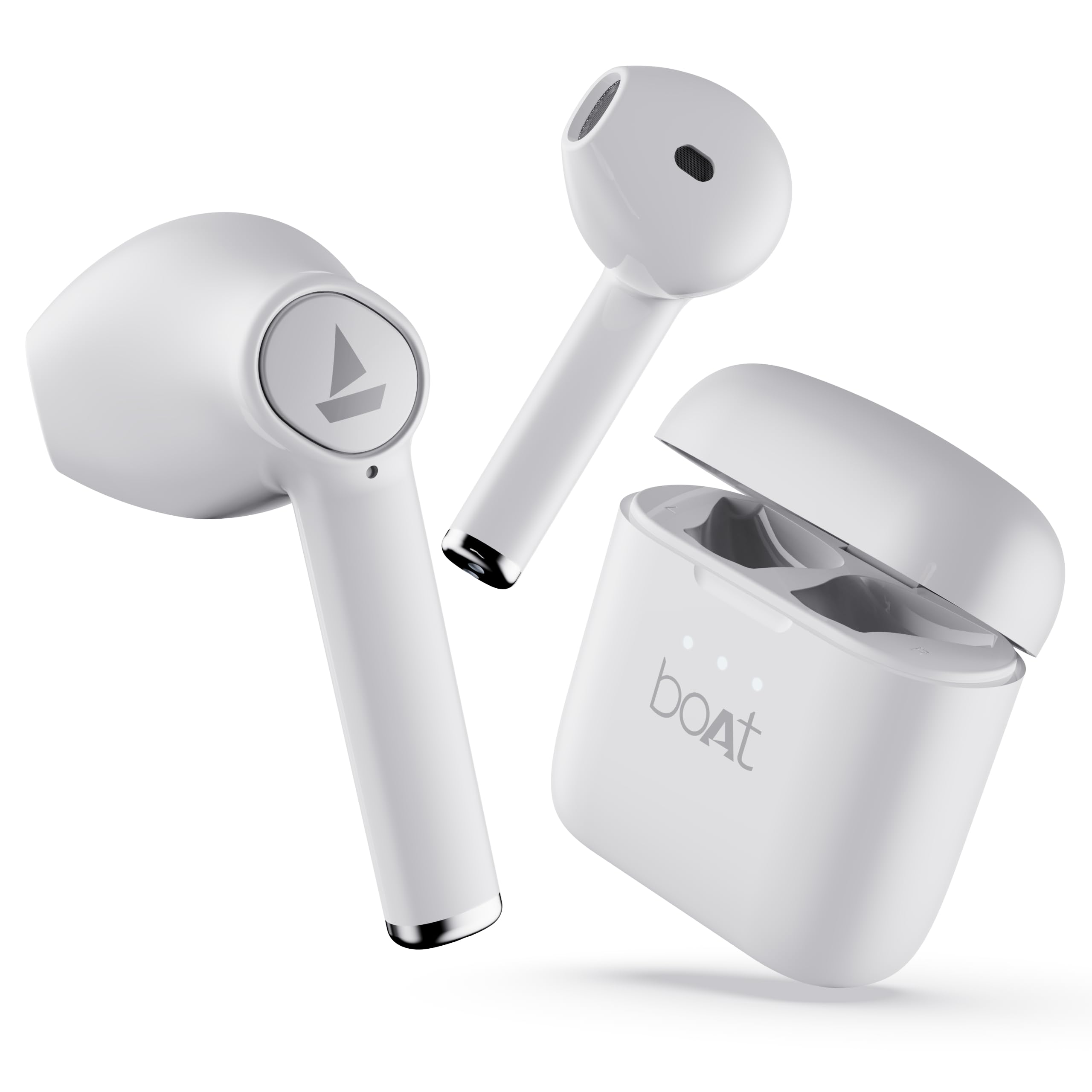 boAtAirdopes 131 TWS In Ear Earbuds with Upto 60 Hours, ASAP Charge, IWP Tech, One Touch Voice Assistant(Ivory White)