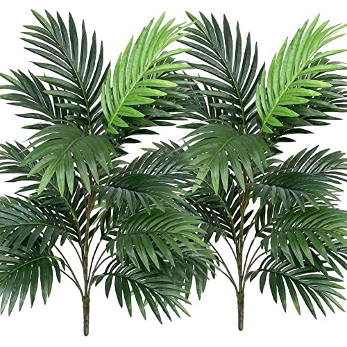 Artificial Palm Tree 30' Tall Uv Resistant Tropical Areca Faux Plants Monstera Leaves Floral Arrangement Safari Leaves Party Suppliers Decorations