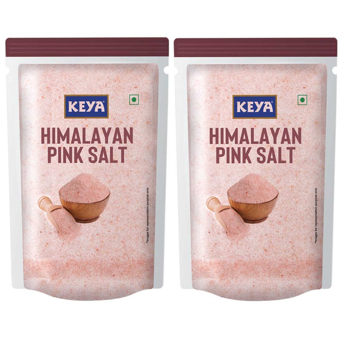 Keya Himalayan Pink Salt | Non Iodised for Weight Loss & Healthy Cooking, Natural Substitute of White Salt - 1kg (Pack of 2) (B09P1B77DK) Amazon Price History, Amazon Price Tracker