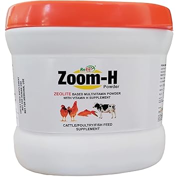 REFIT ANIMAL CARE Vitamin H Powder for Cow, Cattle, Poultry & Fish, 1 Kg, Zoom-H