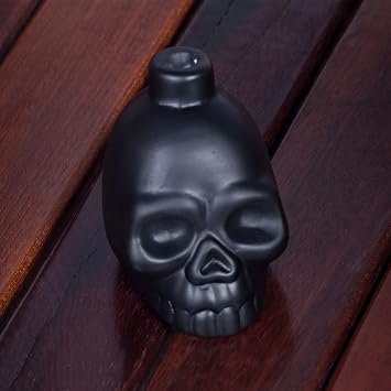 Screaming Aztec Death Whistle - Skull Black
