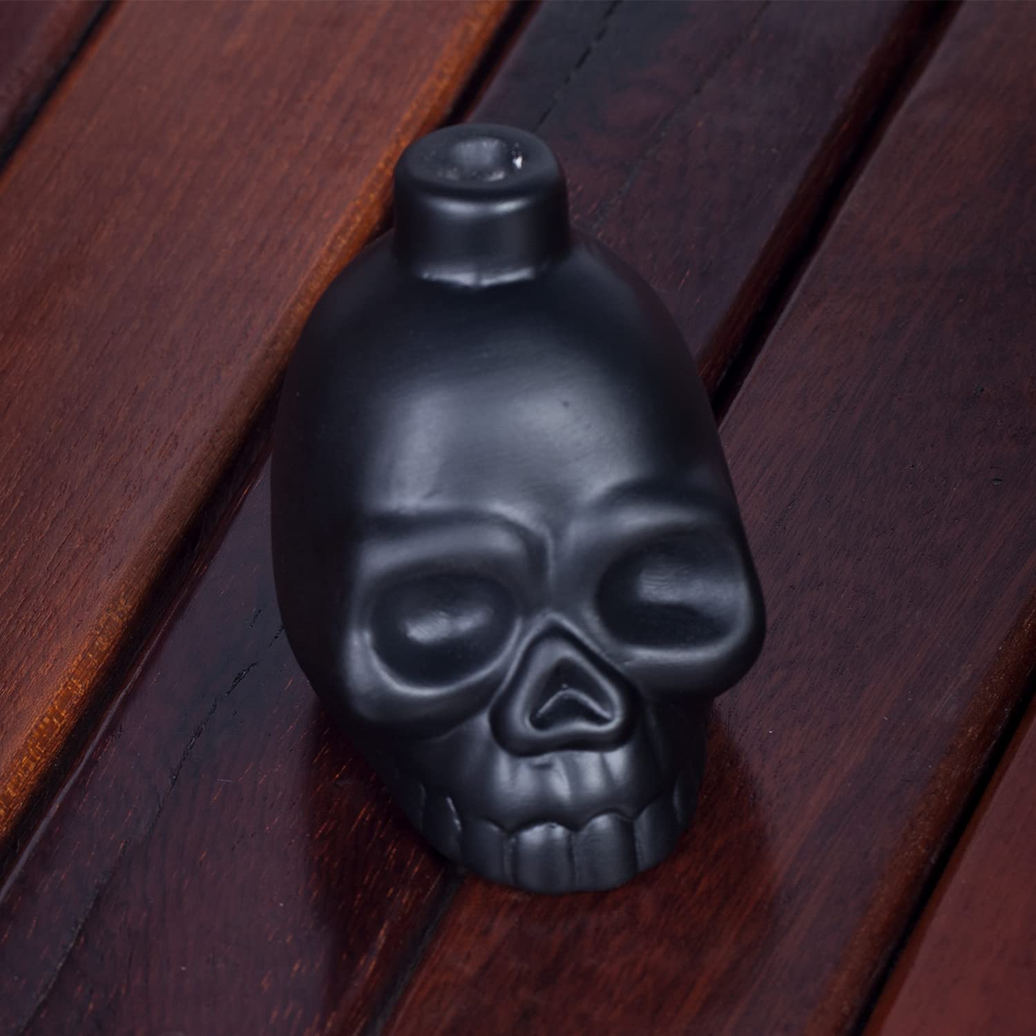 Sifflet De Mort Aztèque En Céramique - Effet Sonore Effrayant Pour Halloween, Cosplay Ou Décoration (crâne Noir)