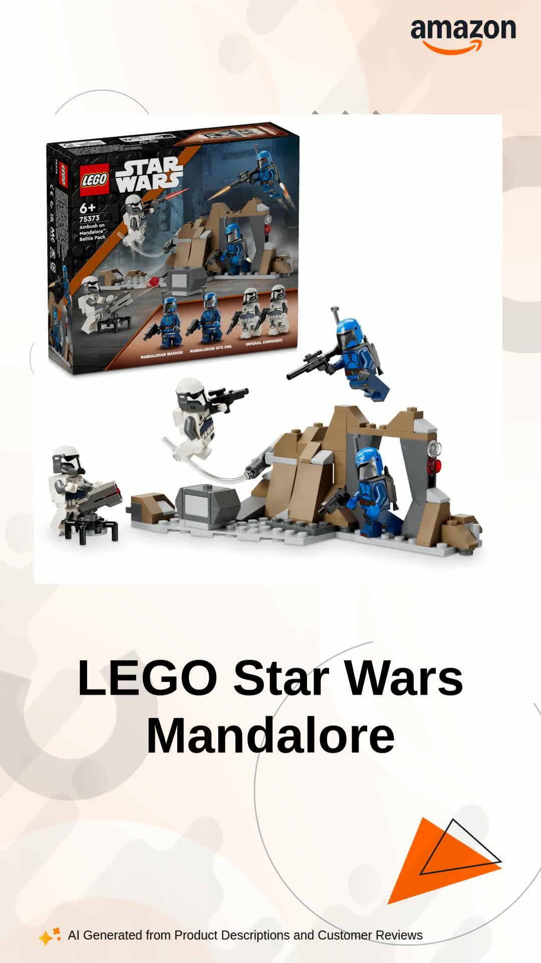 LEGO Star Wars Ambush on Mandalore Battle Pack Set 75373