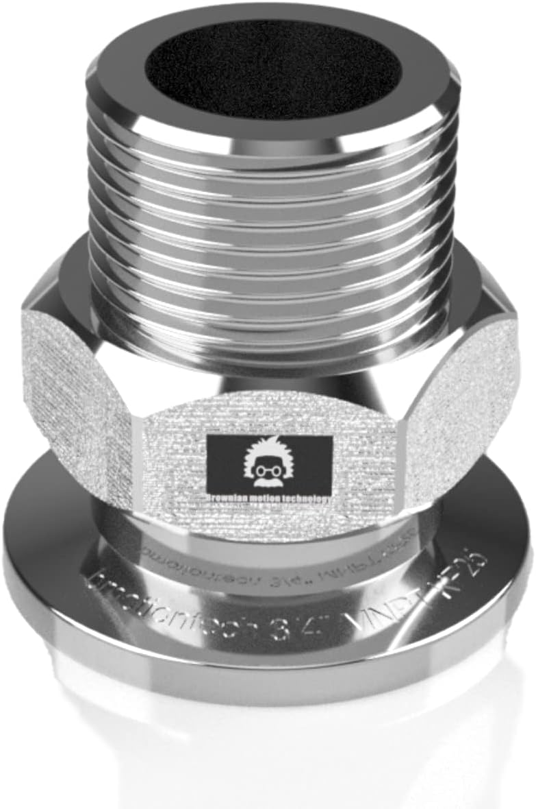 bmotiontech MNPT x KF25 flange fitting (ISO-KF KF25 QF25 NW25) (3/4" MNPT, 1PC adapter only)