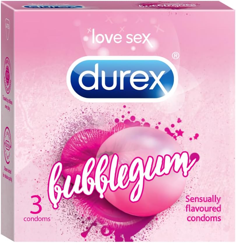 Extra Thin Bubblegum Flavoured Condoms for Men-10s (Pack of 3)