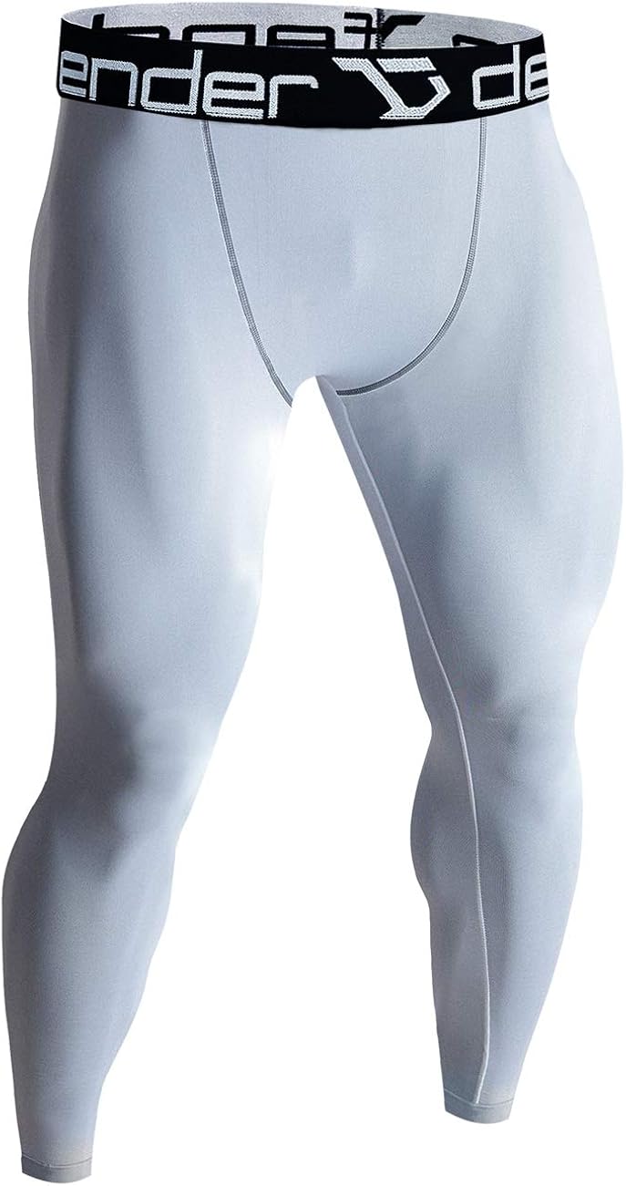 Defender Men's Compression Baselayer Pants Legging Shorts Shirts Tights Running at  Men’s Clothing store