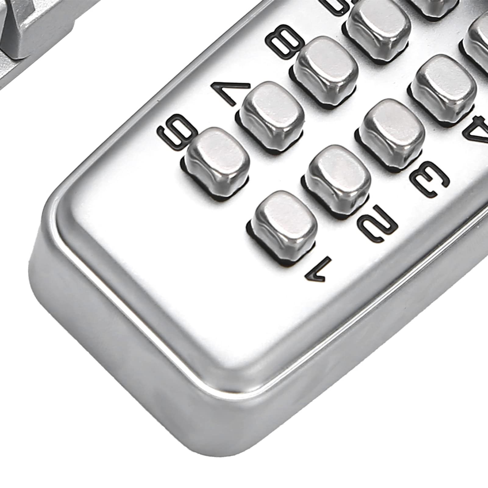 FTVOGUE Serratura a Codice Meccanico Serratura a Codice Digitale in Lega di Zinco Ingresso Senza Chiave da 2 a 4 Cifre per Porte da 0,4 a 2, Pollici Impermeabile Senza Batteria per Porte da Patio in