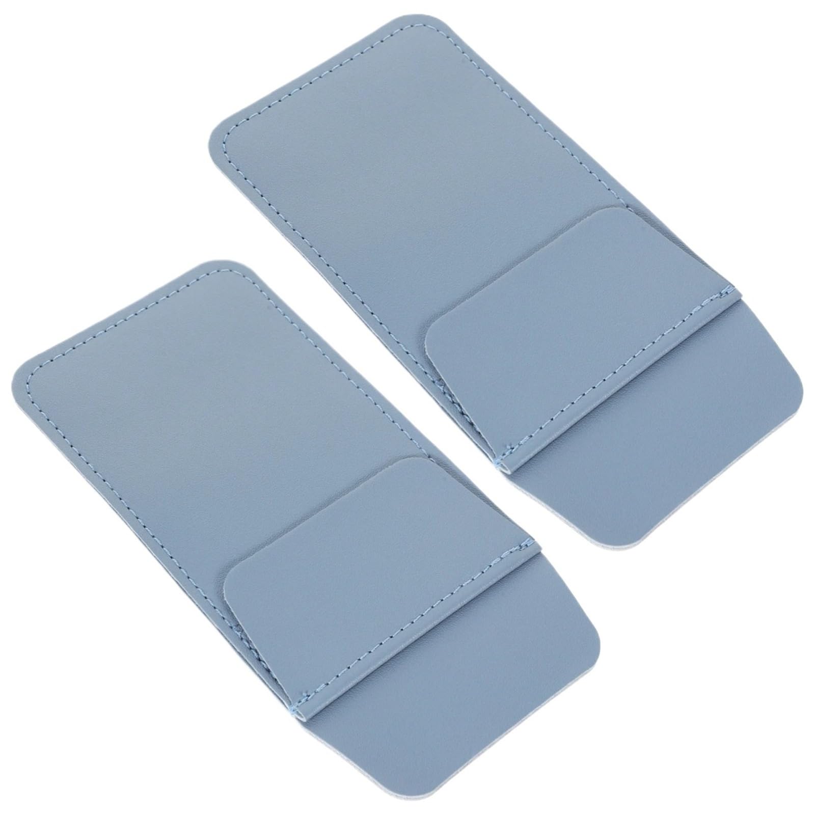 Mlyvax 15Pcs Pencil Pocket PU Pen Sleeves Nurse Doctor Organizer Protector Storage Bag For Office Hospital Pens(Sky-blue)