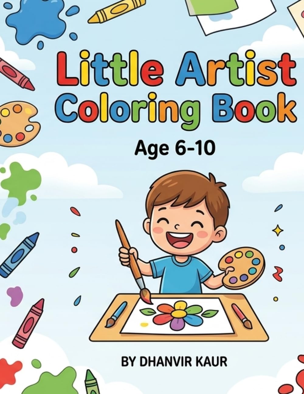 Little Artist Coloring Book: "A Sweet Adventure of Tiny Professionals and Giant Desserts"
