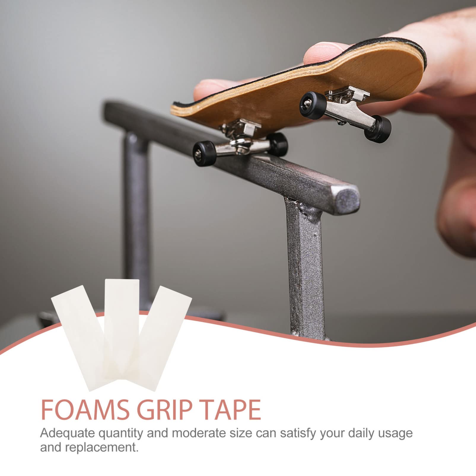 ORFOFE 4sets Accessory Professional Foams Grip Stickers Anti-Skid for Scooter 3sheets*4